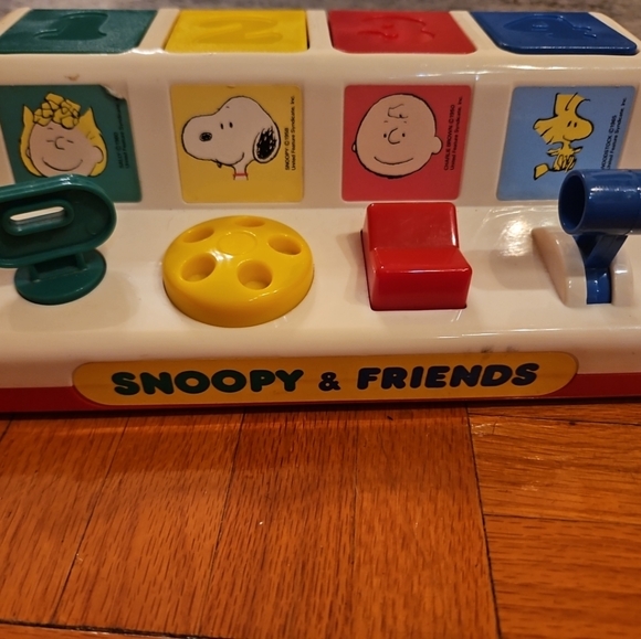Peanuts Other - Vintage Snoopy And Friends Pop Up Toy EUC Works